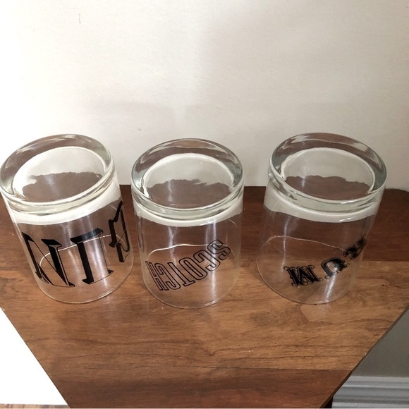 VINTAGE lowball liquor glasses - Picture 3 of 6